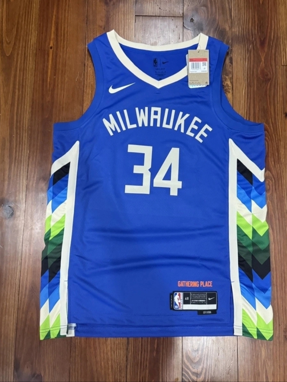 Nike Giannis Antetokounmpo Milwaukee Bucks - City Edition Swingman Jersey - L/48